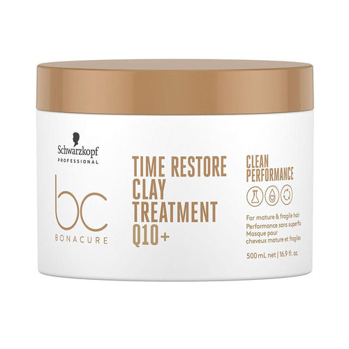 Schwarzkopf Bc Time Restore Q10+ Mascarilla Capilar De Arcilla Cabello Suave Y Brillante