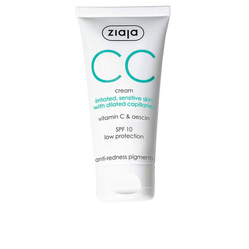 Ziaja Ziaja Cc Cream Crema Para Piel Sensible Hidratación Suave Y Resplandor