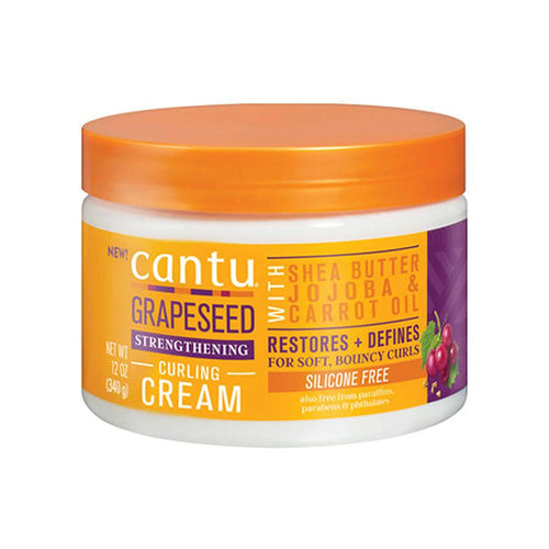 Cantu Grapeseed Strengthening Crème Bouclante Sans Silicone Pour Des Boucles Parfaites