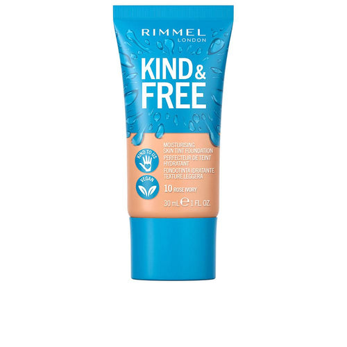 Rimmel London Kind & Free Fond De Teint Léger Hydratation Et Luminosité Naturelle
