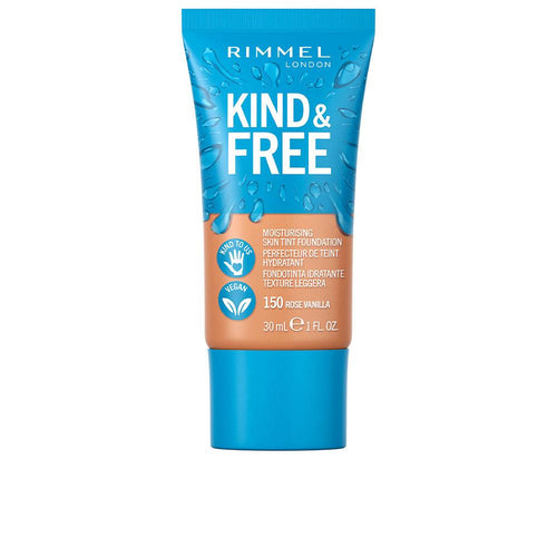 Rimmel London Kind & Free Fond De Teint Léger Hydratation Et Luminosité Naturelle