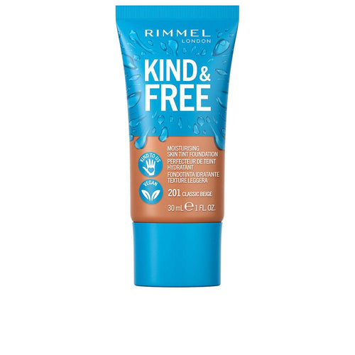 Rimmel London Kind & Free Fond De Teint Léger Hydratation Et Luminosité Naturelle