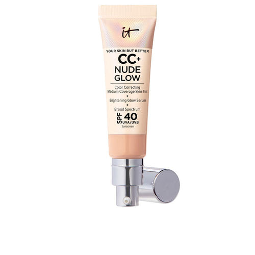 It Cosmetics Your Skin But Better Cc+ Nude Glow Fond De Teint Léger Avec Sérum Lumineux Et Spf 40 Hydratation Radieuse