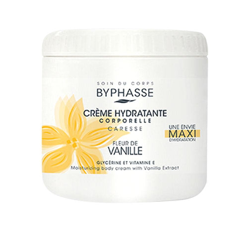 Byphasse Cuidados Hidratantes Crème Hydratante Corps Vanille Hydratation Profonde Et Naturelle