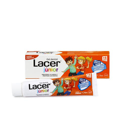 Lacer Lacer Junior Gel Dental Fresa Para Niños Fluoruro Y Calcio Potenciador