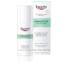 Eucerin Dermopure Facial Fluid Oil Control Mattifying Moisturizing Ultimate Blemish Minimizing Power