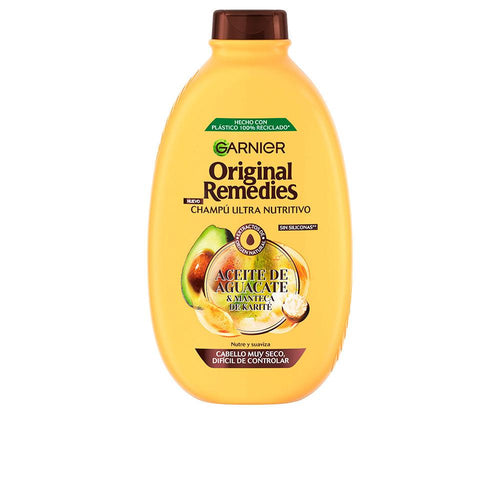Garnier Original Remedies Avocado Shea Shampoo Anti Frizz Formula
