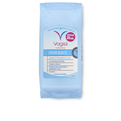 Vagisil Limpieza Y Frescura Intimate Wipes Odor Block Freshness
