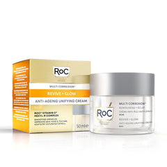 Roc Revive + Glow Crema Facial Piel Radiante Renovada