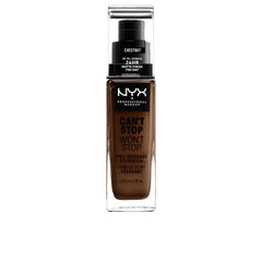 Nyx Professional Make Up Can't Stop Won't Stop Fond De Teint Full Coverage Teint Impeccable Toute La Journée