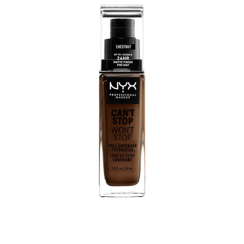 Nyx Professional Make Up Can't Stop Won't Stop Fond De Teint Full Coverage Teint Impeccable Toute La Journée