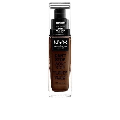 Nyx Professional Make Up Can't Stop Won't Stop Fond De Teint Full Coverage Teint Impeccable Toute La Journée