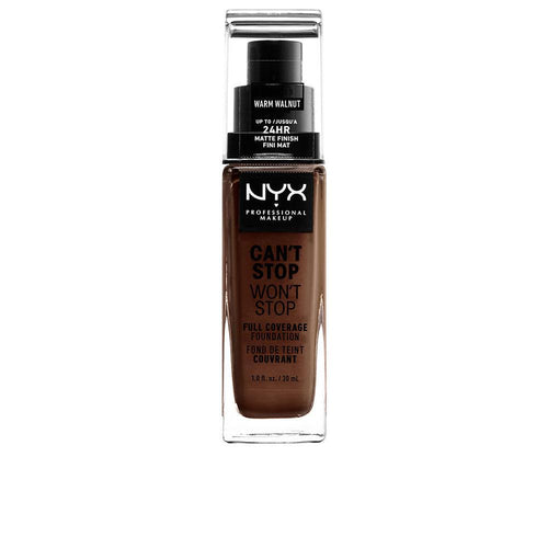 Nyx Professional Make Up Can't Stop Won't Stop Fond De Teint Full Coverage Teint Impeccable Toute La Journée