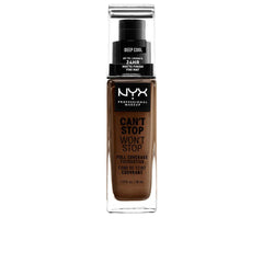 Nyx Professional Make Up Can't Stop Won't Stop Fond De Teint Full Coverage Teint Impeccable Toute La Journée