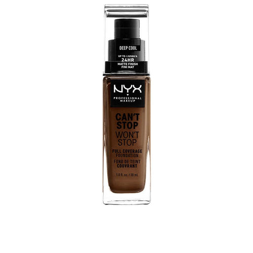 Nyx Professional Make Up Can't Stop Won't Stop Fond De Teint Full Coverage Teint Impeccable Toute La Journée