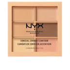 Nyx Professional Make Up Conceal Correct Contour Concealer Palette Perfect Shade Match