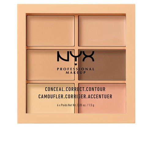 Nyx Professional Make Up Conceal Correct Contour Concealer Palette Perfect Shade Match