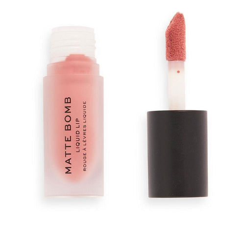 Revolution Make Up Matte Bomb Labial Líquido Nude Magnet Color Intenso