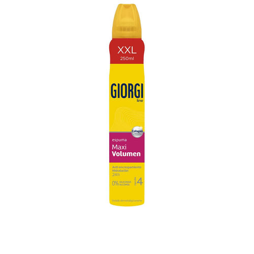Giorgi Line Maxi-Volumen Mousse Fixante Pour Cheveux Fins Volume Incroyable Et Hydratation