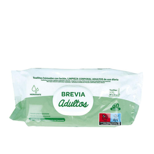 Salustar Brevia Toallitas Limpiadoras Con Loción Cuidado Suave De La Piel