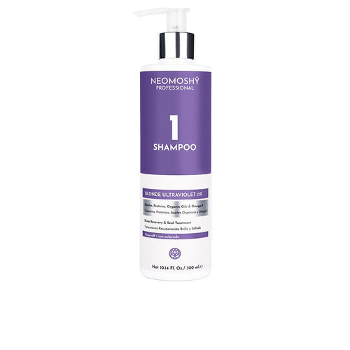 Neomoshÿ Blonde Ultraviolet Ω9 Shampoo Nutrición Inmediata Tono Luminoso