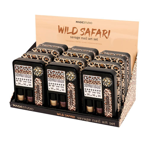 Magic Studio Wild Safari Nagelkunst Set
