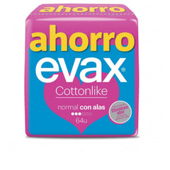 Evax Cottonlike Toallas Higiénicas Normales Con Alas Protección Ligera