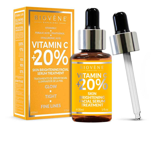 Biovène Vitamin C +20% Skin Brightening Facial Serum Instant Radiance Boost