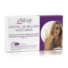 E'Lifexir Esenciall Night Beauty Cocktail Nutricosmetische Kapseln Natürliche Kollagenunterstützung