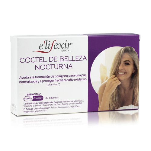 E'Lifexir Esenciall Integratore Nutricosmetico Night Beauty Cocktail Sostegno Collagene Naturale