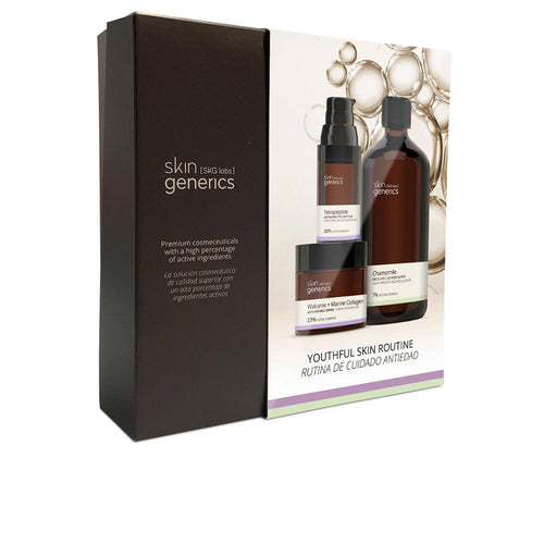 Skin Generics Rutina Cuidado Antiedad Set Cosmético Facial Anti Envejecimiento Brillo Juvenil Duradero
