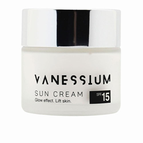 Vanessium Sun Cream Vanessium Sonnencreme Illuminierend Feuchtigkeitsspendend SPF15 Erweiterter Sonnenschutz