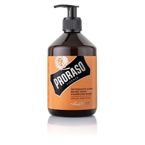 Proraso Wood And Spice Shampooing Pour La Barbe Citrus Et Menthe Revigorants