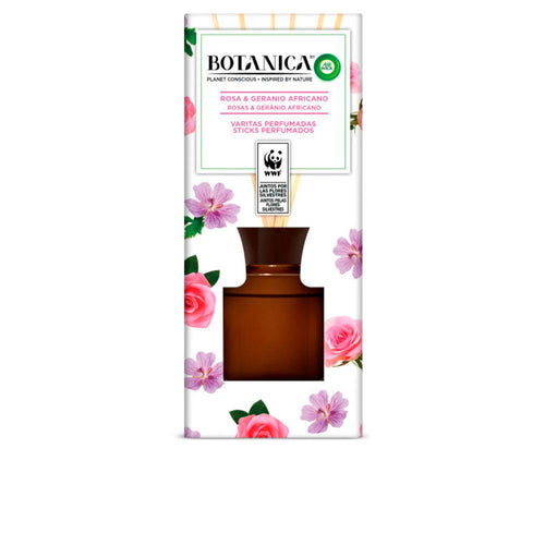 Air Wick Botanica Bâtonnets Parfumés Rose Et Géranium Ingrédients Naturels