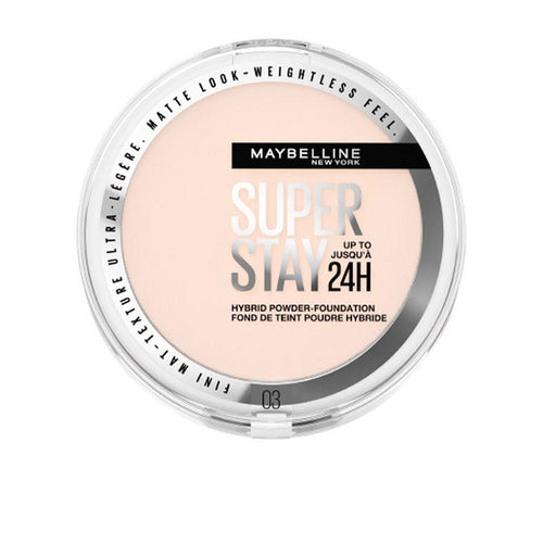 Maybelline Superstay Base De Maquillaje En Polvo Híbrida Cobertura Perfecta 24 Horas