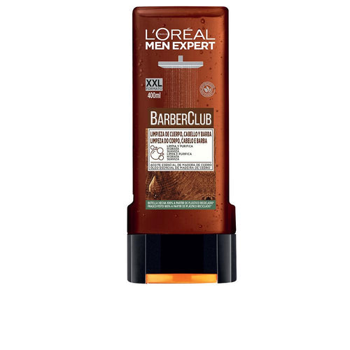 L'Oréal Paris Men Expert Barber Club Gel De Ducha Cedro Para Hidratación Profunda