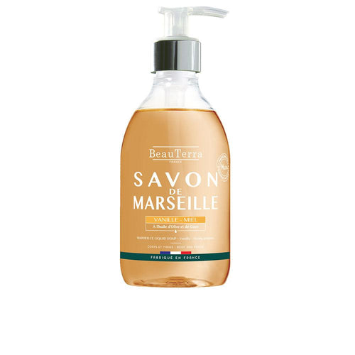 Beauterra Marseille Jabón De Vainilla Y Miel Limpieza Suave Con Aceite