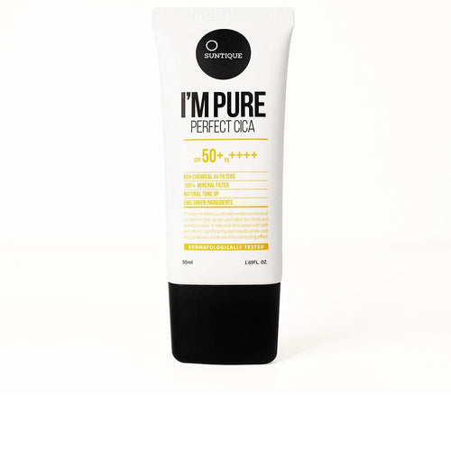 Suntique I'm Pure Sunscreen Cica SPF50+ Effective Sun Protection
