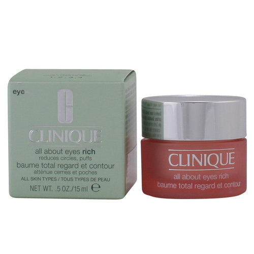 Clinique All About Eyes Crema Contorno De Ojos Reduce Ojeras Y Hinchazón