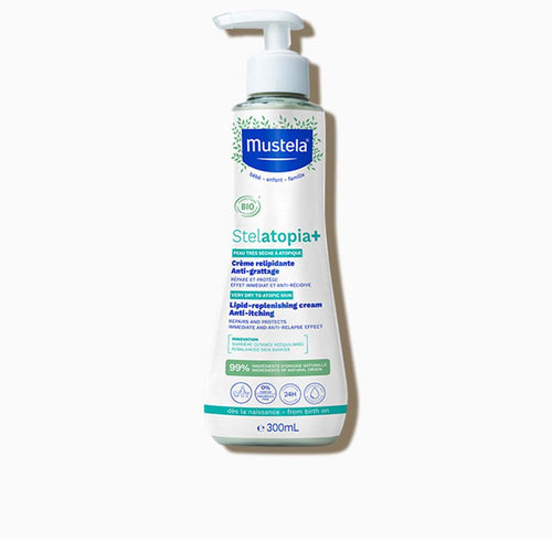 Mustela Stelatopia Bio Relipidisierende Creme Für Atopische Haut Tägliche Feuchtigkeit