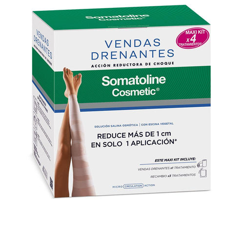 Somatoline Cosmetic Reductores Kit De Bandages Draineurs Anti Choc Effet Drainant Revitalisant
