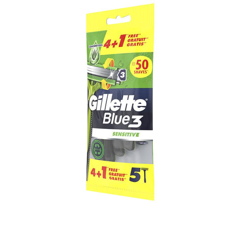 Gillette Blue Gillette Hoja De Afeitar Desechable Para Piel Sensible Afeitado Suave Y Preciso