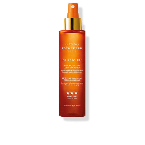 Institut Esthederm L'Huile Solaire Spray Solar Para Cuerpo Y Cabello Hidratación Y Protección Total