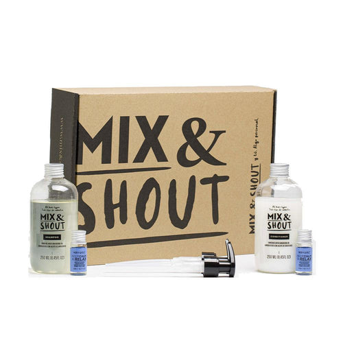 Mix & Shout Rutina Set De Cuidado Capilar Calmante Alivio Al Instante