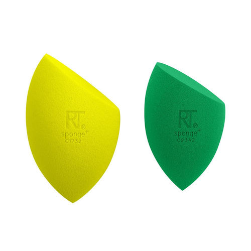 Real Techniques Nectar Pop Makeup Sponge Duo Effortless Radiant Finish