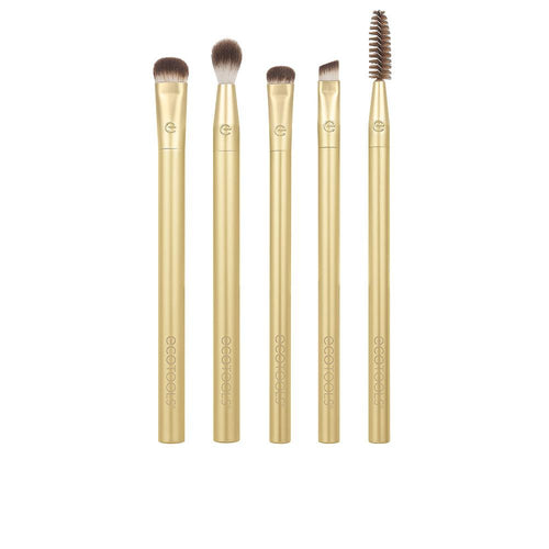 Ecotools Precious Metals Eye Brush Set Premium Sustainable Beauty Tools