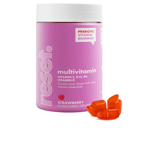 Reset Vitaminas Complément Multivitaminé Gélifié Fraise Énergie Naturelle Intense