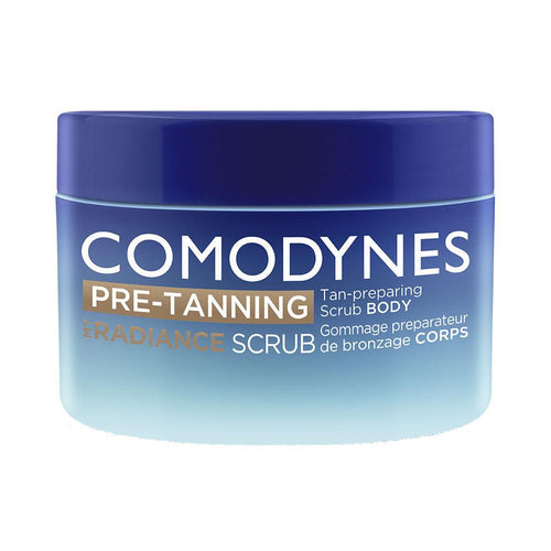 Comodynes Pre-Tanning Exfoliating Scrub For Glowing Skin Long Lasting Even Tan