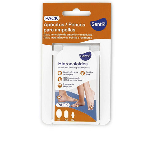 Senti2 Cuidado Podológico Senti2 Hydrokolloide Pflaster Sofortige Blasenlinderung