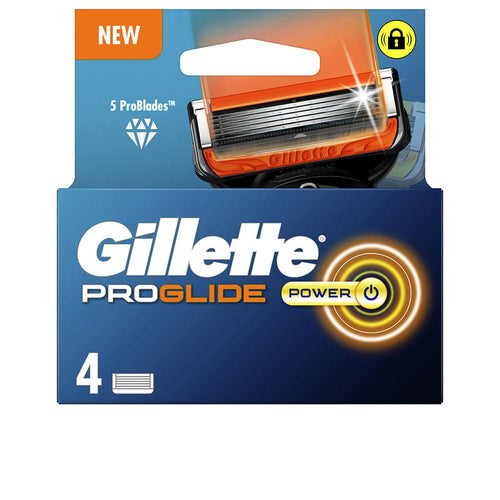 Gillette Fusion Rasoir Proglide Power Avec Chargeur Et 4 Recharges Cartouches 5 Lames Confort Supérieur